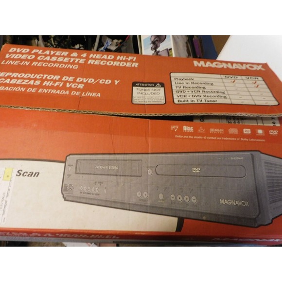 Magnavox Media Magnavox Dv225mg9 Dvd Vcr Combo 4 Head Hifi Stereo